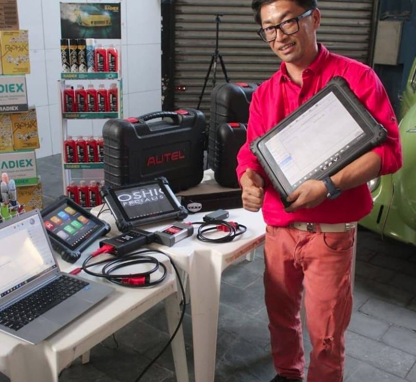 Diagnóstico eletrônico do câmbio