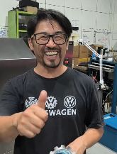 Toshio na oficina